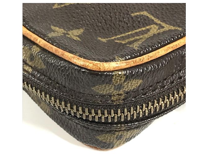 Borsa a Spalla Mini Danube Monogramma Louis Vuitton Marrone - vista 13