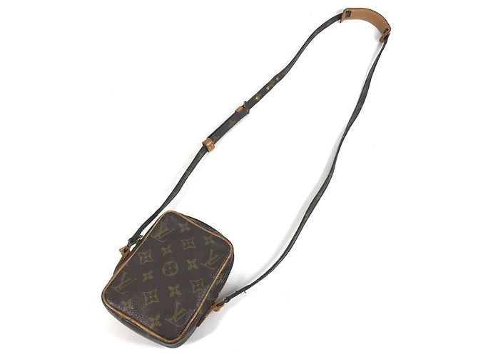 Borsa a Spalla Mini Danube Monogramma Louis Vuitton Marrone - vista 3