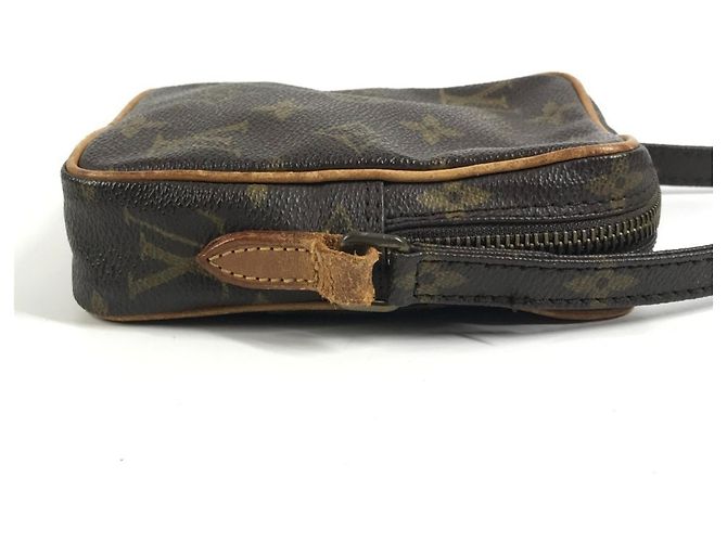 Borsa a Spalla Mini Danube Monogramma Louis Vuitton Marrone - vista 6