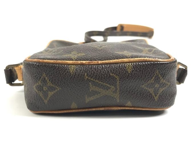 Borsa a Spalla Mini Danube Monogramma Louis Vuitton Marrone - vista 7