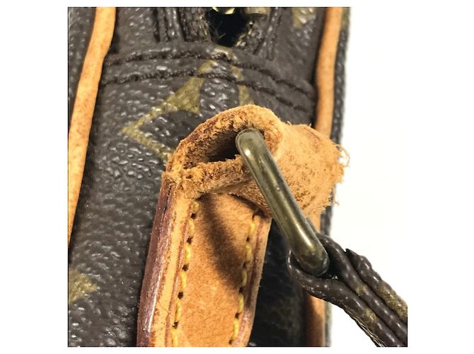 Borsa a Spalla Mini Danube Monogramma Louis Vuitton Marrone - vista 9