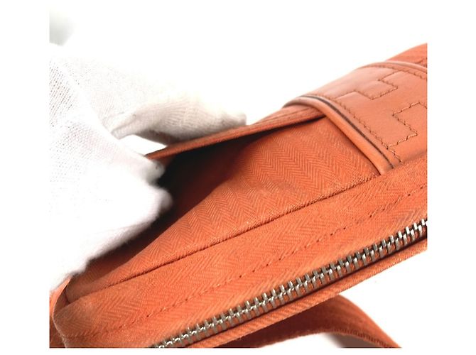 Borsa Cintura Acapulco Hermès Arancione - vista 12