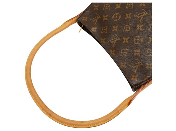 Borsa Louis Vuitton Monogram Looping MM Marrone - vista 8