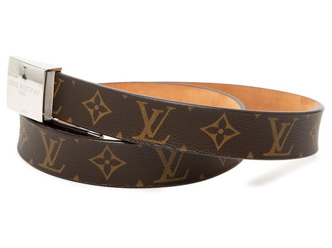 Cintura Quadrata Monogramma Louis Vuitton Marrone - vista 2