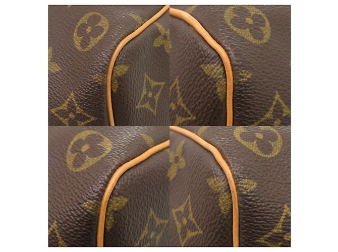 Borsa Boston Keepall 50 Monogram Louis Vuitton Marrone Monogramma - vista 4
