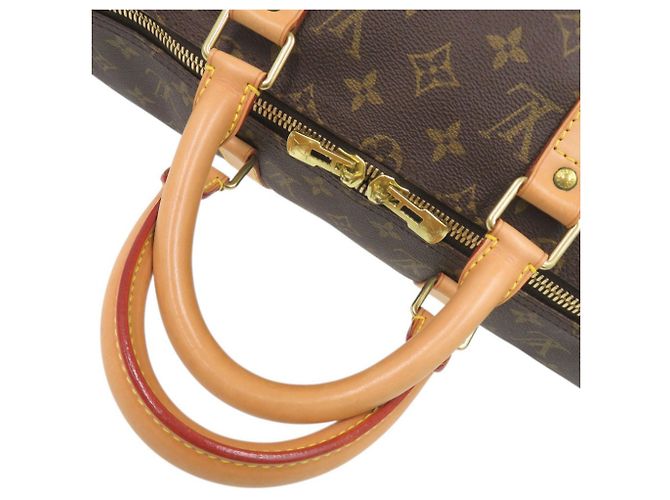 Borsa Boston Keepall 50 Monogram Louis Vuitton Marrone Monogramma - vista 6