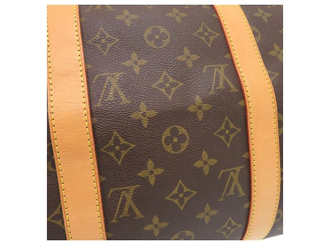 Borsa Boston Keepall 50 Monogram Louis Vuitton Marrone Monogramma - vista 9
