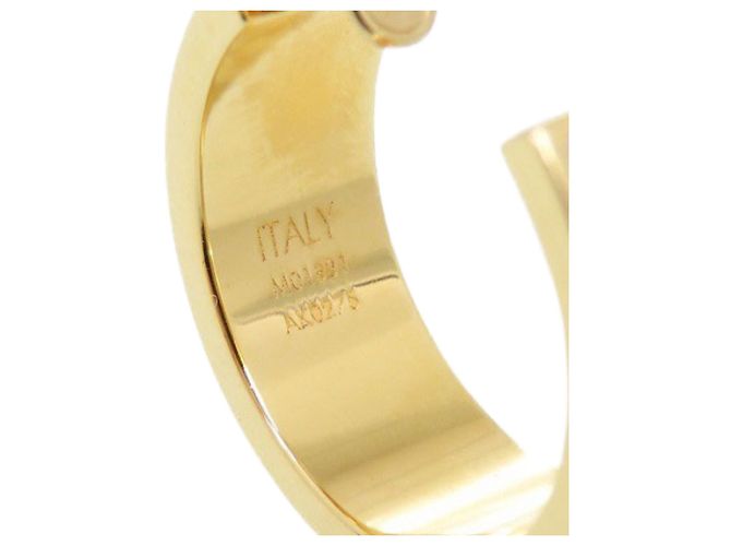 Orecchini a cerchio in smalto Nanogram Louis Vuitton Rosa D'oro - vista 7