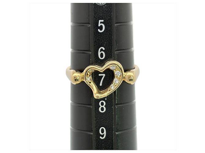 Anello Open Heart Elsa Peretti di Tiffany & Co. D'oro - vista 7