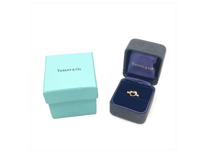 Anello Open Heart Elsa Peretti di Tiffany & Co. D'oro - vista 8