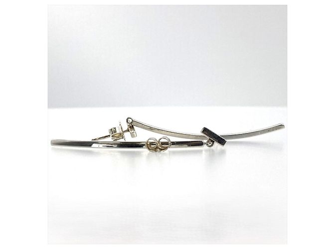 Orecchini T Wire Bar di Tiffany & Co. Argento - vista 4