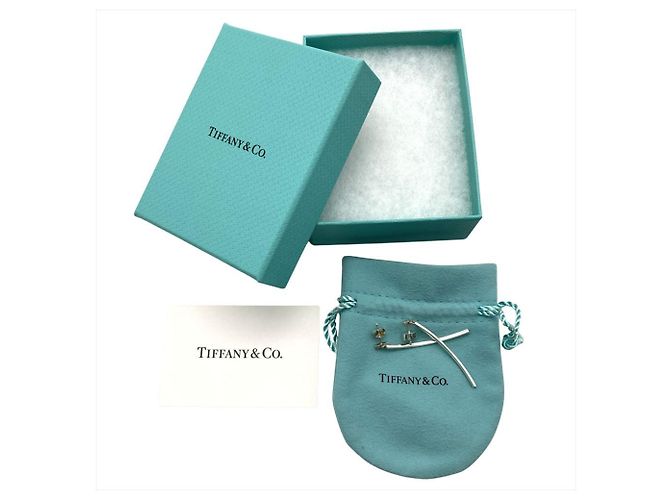 Orecchini T Wire Bar di Tiffany & Co. Argento - vista 8