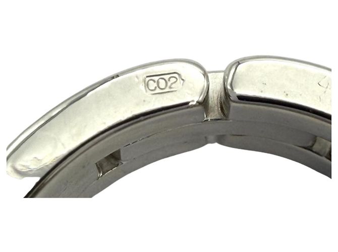 Anello Maillon Panthère a 3 File in Oro Bianco 18K di Cartier D'oro - vista 8