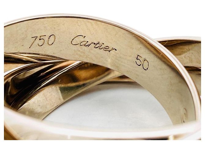 Cartier Trinity Ring - Limitierte Weihnachtsausgabe 1998 Golden - Ansicht 4