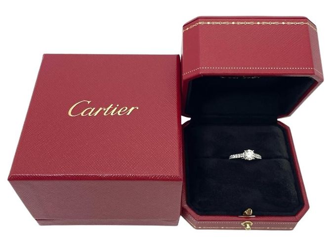 Anello Solitario Cartier 1895 - vista 10