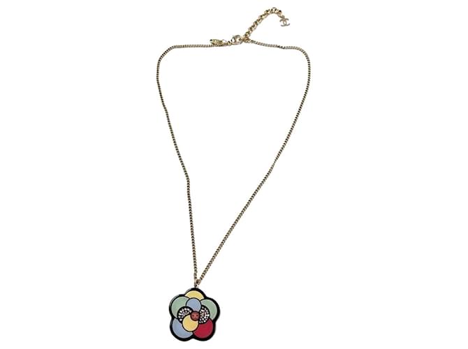 Collana Camelia Coco Mark CHANEL 08C D'oro - vista 4