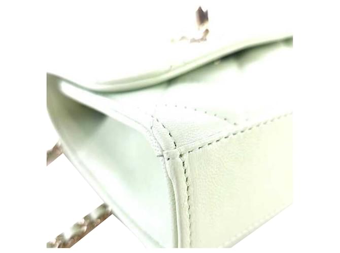 Trendy CC Chanel Borsa a tracolla Cc Trendy Bianco - vista 4