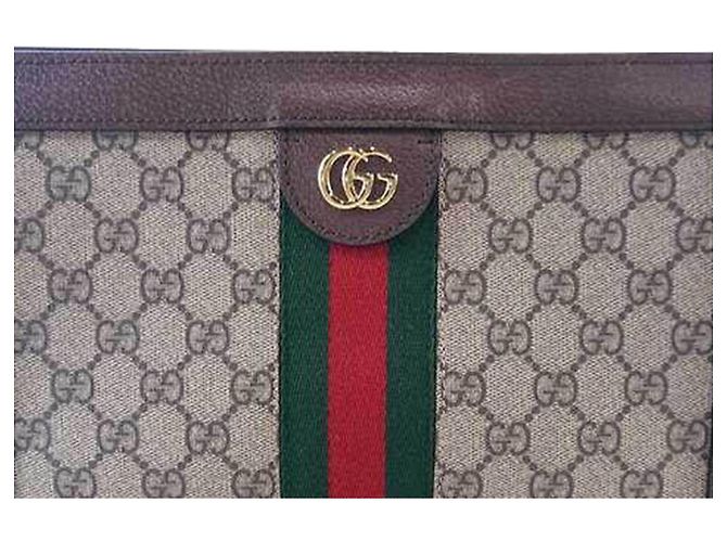 Borsa a spalla Gucci Ophidia in pelle Multicolore - vista 6
