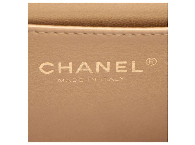 Gabrielle Borsa a tracolla verticale piccola in pelle di agnello chic con perle Chanel Nero - vista 8