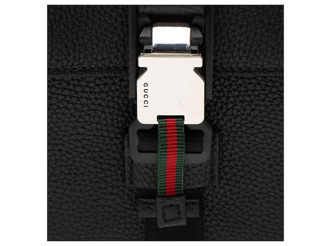 Portadocumenti in Pelle Web Gucci Nero - vista 10