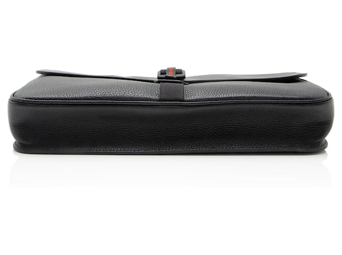 Portadocumenti in Pelle Web Gucci Nero - vista 4