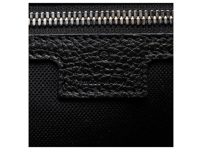 Portadocumenti in Pelle Web Gucci Nero - vista 8
