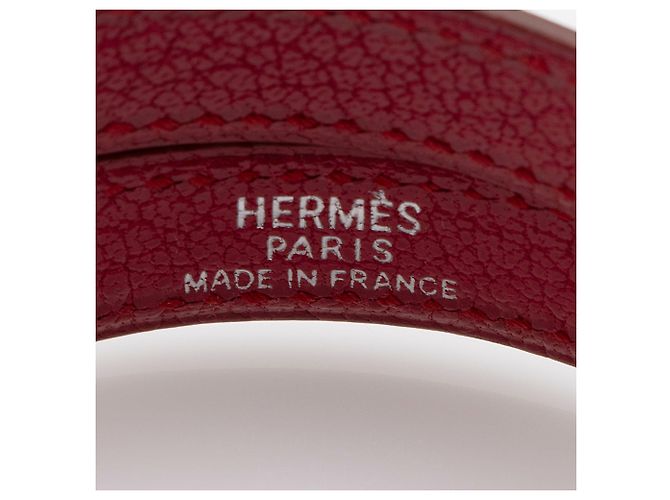 Bracciale Double Tour Kelly Epsom Vintage di Hermès Rosa - vista 3