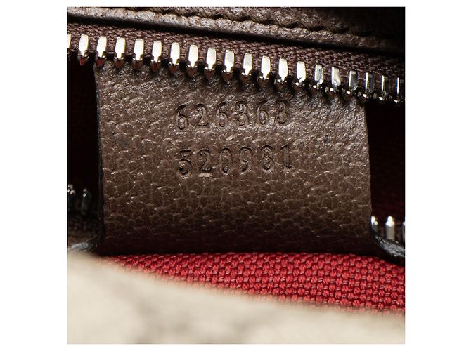 Bolso Trunk Suave GG Supreme de Gucci Castaño Beige - vista 6