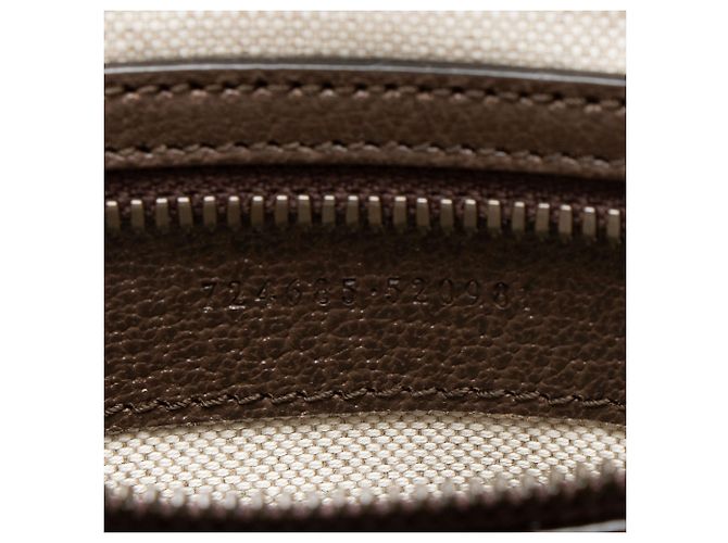 Borsa Tote Verticale Ophidia GG Supreme di Gucci Marrone Beige - vista 6