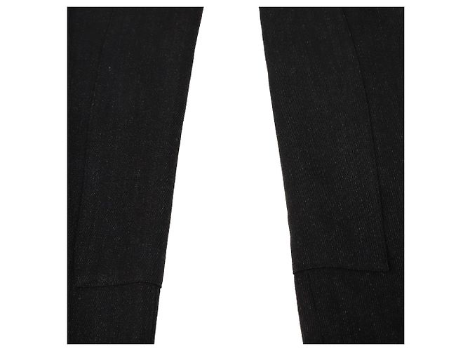 Hermès Pantalones de Lana Talla Gris - vista 7