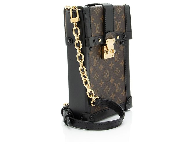 Pochette Verticale in Tela Monogram Louis Vuitton Nero - vista 2