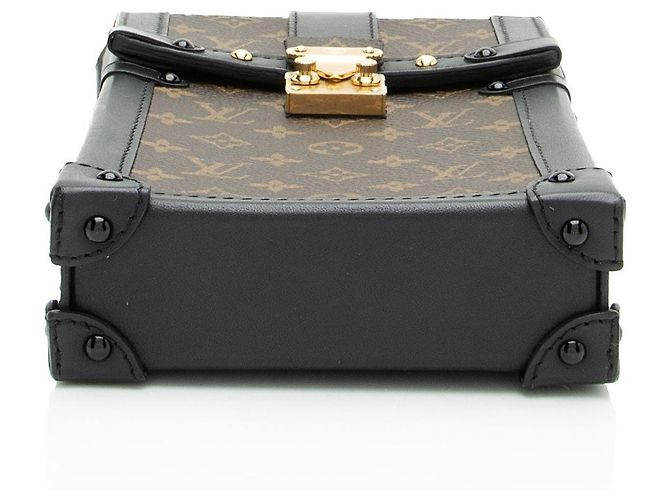 Pochette Verticale in Tela Monogram Louis Vuitton Nero - vista 4