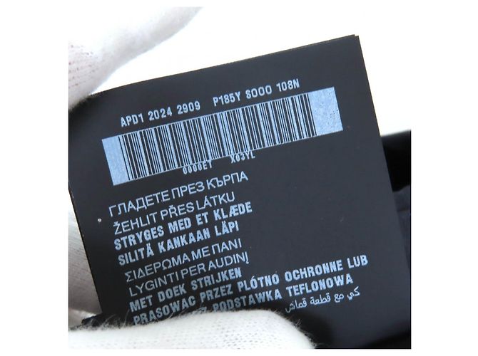 Prada Falda plisada de gabardina de lana Azul Azul marino - vista 10