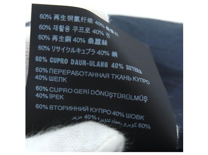 Prada Falda plisada de gabardina de lana Azul Azul marino - vista 13
