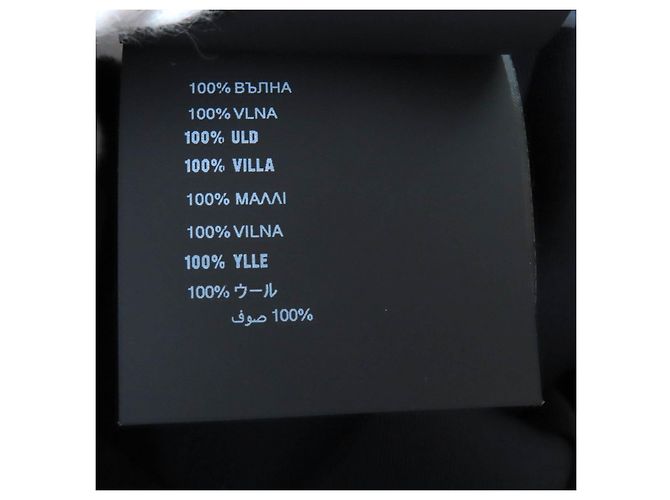 Prada Falda plisada de gabardina de lana Azul Azul marino - vista 9
