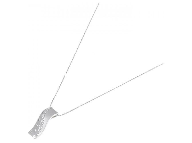 Autre Marque Collana di diamanti in oro bianco Au750 Argento - vista 2