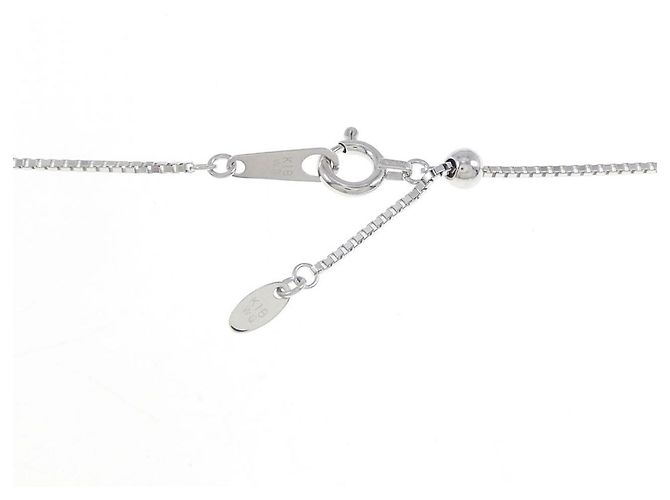 Autre Marque Collana in diamante in oro bianco Au750 a forma di fiore Argento - vista 5