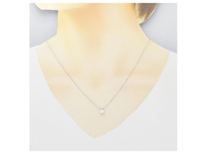 Autre Marque Collana di diamanti in oro bianco Au750 Argento - vista 6