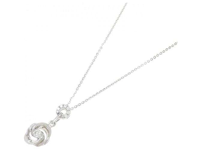 Autre Marque Collana in diamante in oro bianco 750 Argento - vista 2
