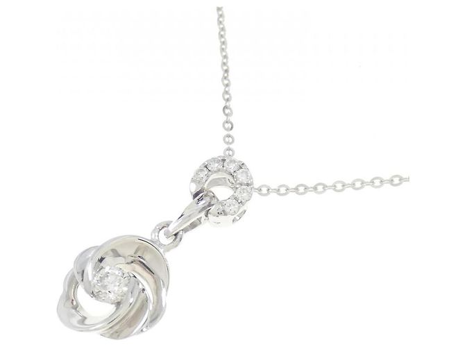 Autre Marque Collana in diamante in oro bianco 750 Argento - vista 3