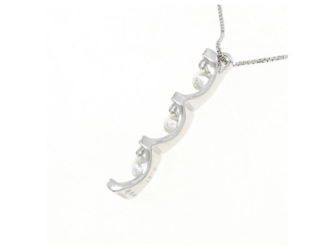 Autre Marque Collana in diamante in oro bianco Au750 Argento - vista 4