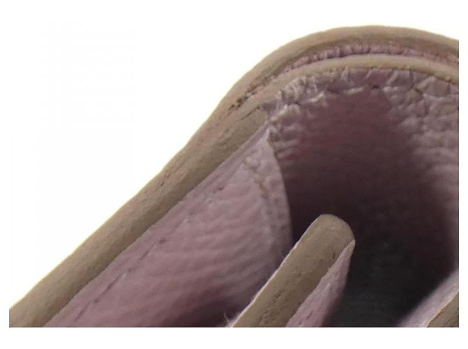 Béarn Hermès Cartera Hermes Bearn Combine Epsom Rosa - vista 3