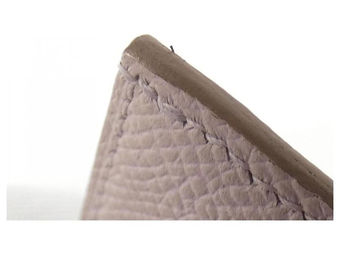 Béarn Hermès Cartera Hermes Bearn Combine Epsom Rosa - vista 8