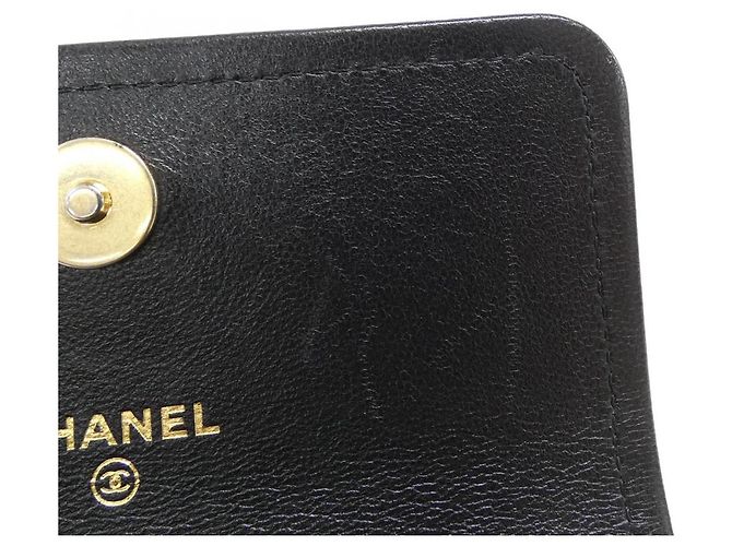 Timeless Clutch a Catena in Pelle di Agnello Chanel Nero - vista 7
