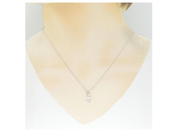 Autre Marque Collana in diamante in oro bianco Au750 Argento - vista 6