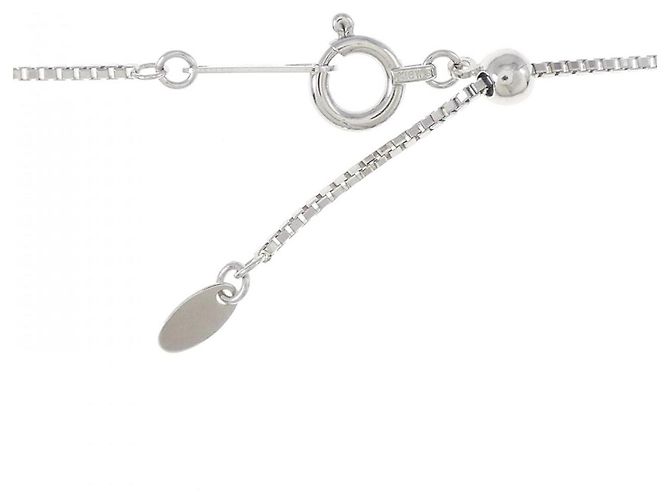 Autre Marque Collana in Topazio Blu e Diamanti Au585 Au750 Argento - vista 5