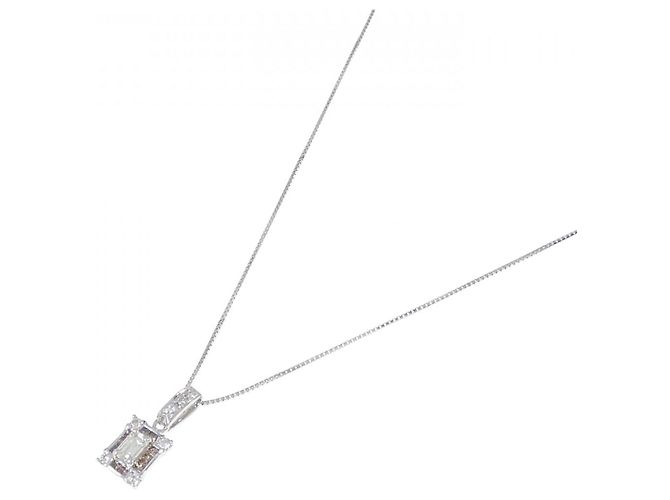 Autre Marque Collana con diamanti Au750 Argento - vista 2