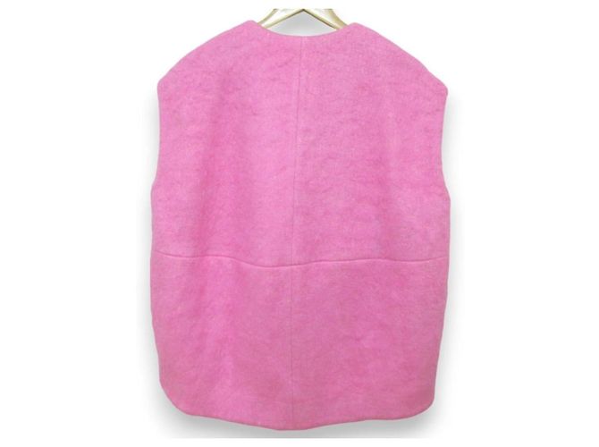 Autre Marque LE PHIL Chaleco Cocoon de Tweed Maria Kent Rosa - vista 2