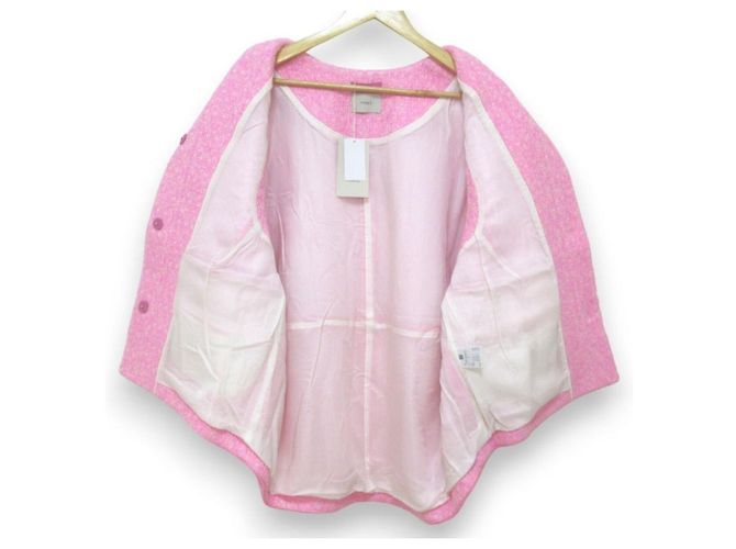 Autre Marque LE PHIL Chaleco Cocoon de Tweed Maria Kent Rosa - vista 3
