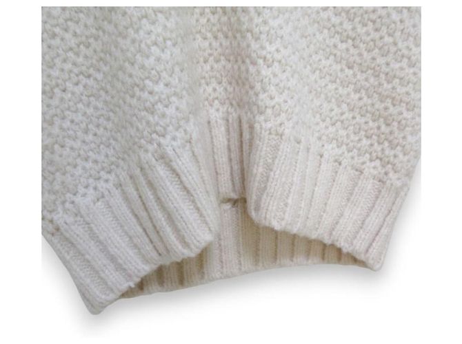 Autre Marque Strickweste aus Wollmischung mit V-Ausschnitt CYCLAS Beige - Ansicht 5